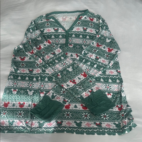 Little Sleepies  Pajama Set Mickey fair isles size med - Picture 5 of 5